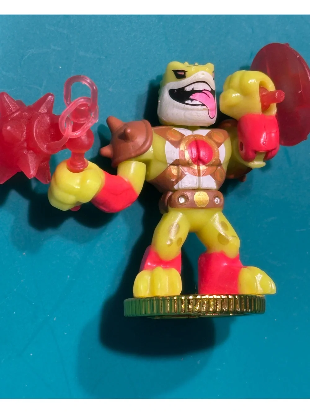 Flyswat Akedo ULTRA-RARE Ultimate Arcade Warriors action figure glow in dark